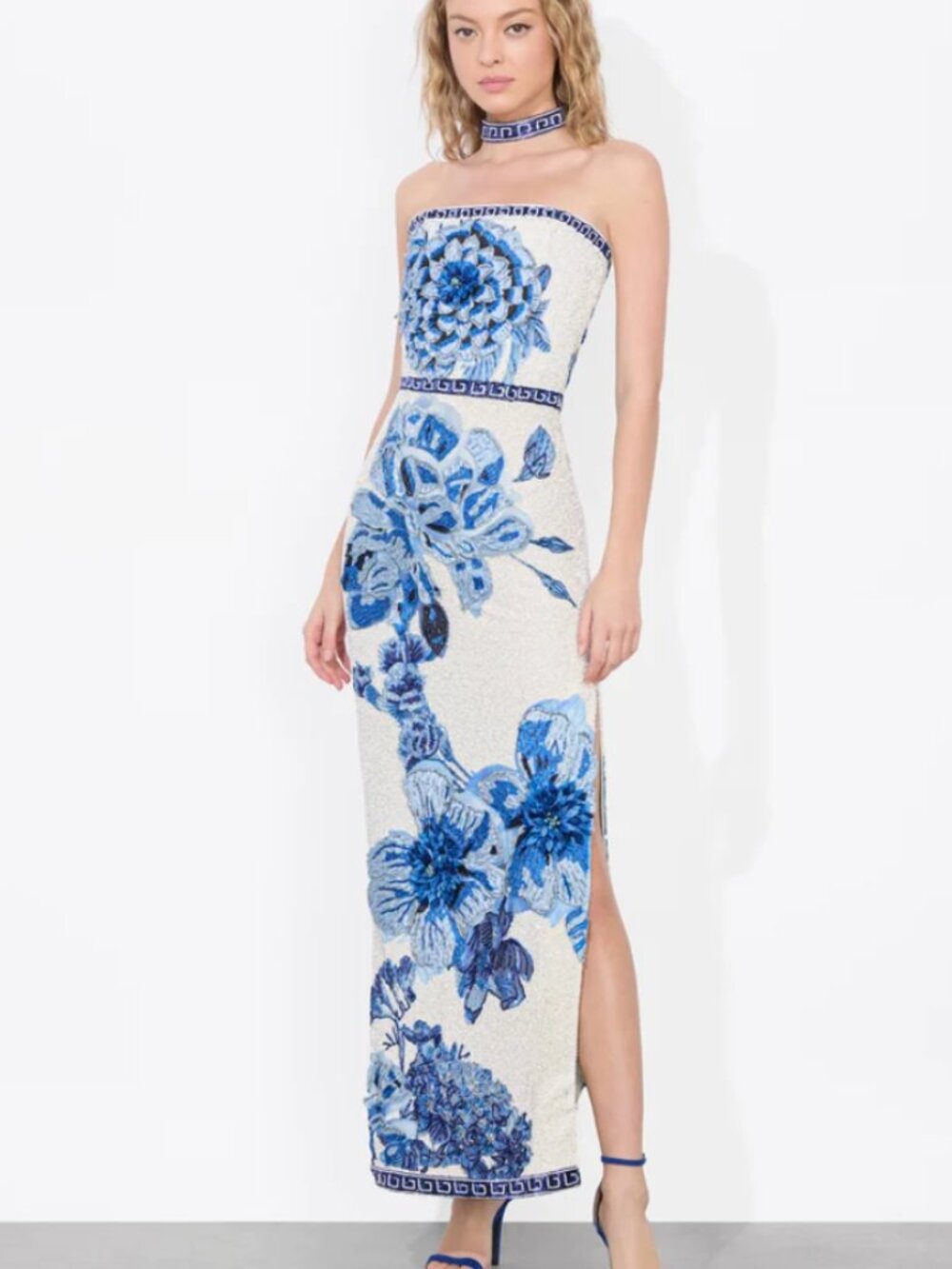 Alice and Olivia Georgia Embellished Gown